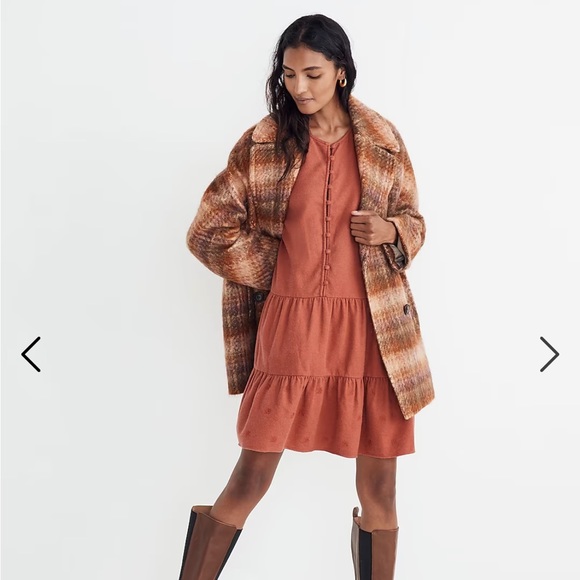 Madewell Dresses & Skirts - NWT Madewell Flannel Mini Dress – Size L